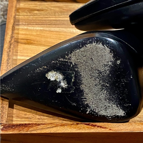 Prada Pre-Loved Ankle Strap Pointed Toe Vero Cuoio Black Shoes - Picture 13 of 16